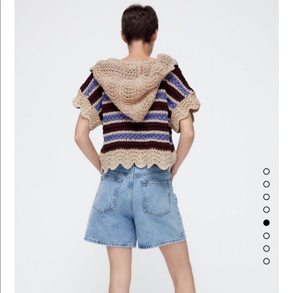 Zara knit hooded top - Picture 1 of 6
